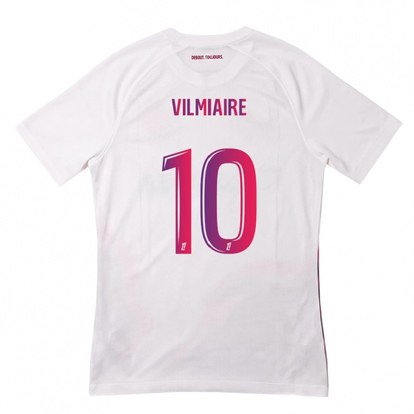 Danxen Homem Camisola Kelly Vilmiaire #10 Branco Rosa Roxo Alternativa 2026/27 Camisa