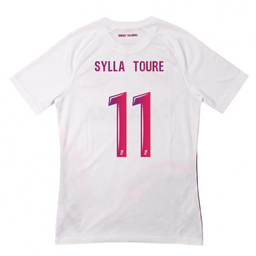 Danxen Homem Camisola Ismael Sylla Touré #11 Branco Rosa Roxo Alternativa 2026/27 Camisa