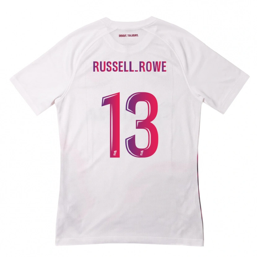Danxen Homem Camisola Jacen Russell-Rowe #13 Branco Rosa Roxo Alternativa 2026/27 Camisa