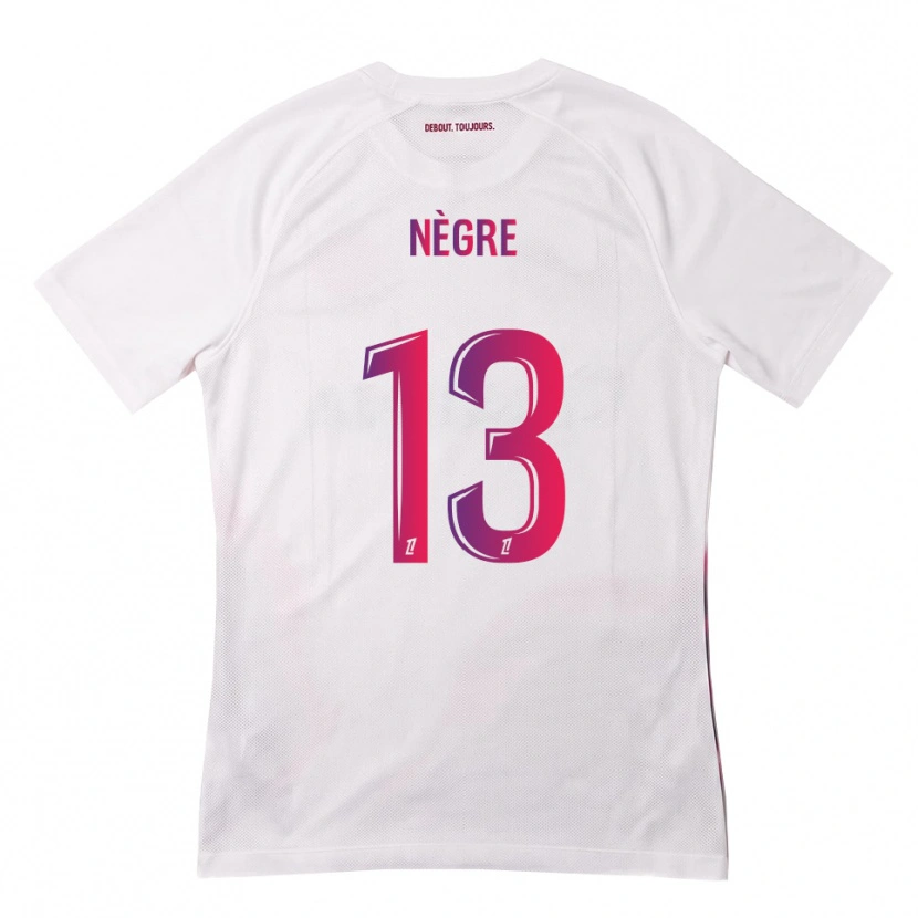 Danxen Homem Camisola Thibo Nègre #13 Branco Rosa Roxo Alternativa 2026/27 Camisa