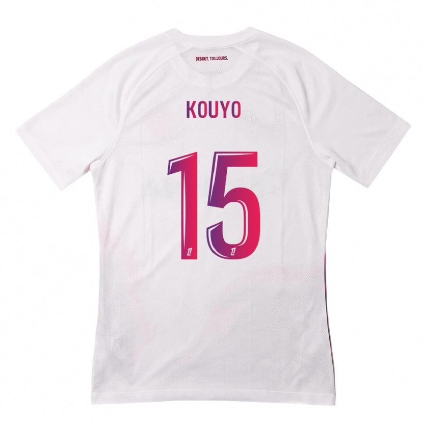Danxen Homem Camisola Dan Kouyo #15 Branco Rosa Roxo Alternativa 2026/27 Camisa
