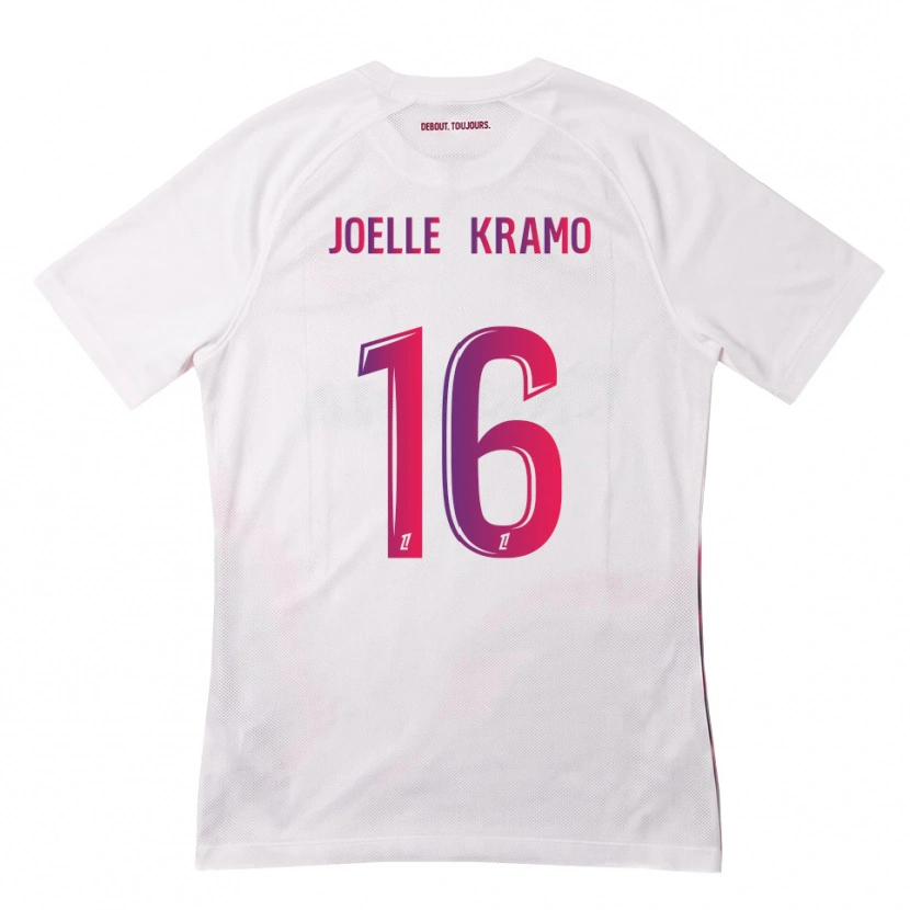 Danxen Homem Camisola Marie Joelle Kramo #16 Branco Rosa Roxo Alternativa 2026/27 Camisa
