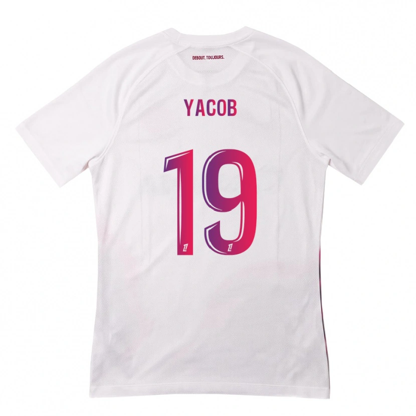 Danxen Homem Camisola Ilana Yacob #19 Branco Rosa Roxo Alternativa 2026/27 Camisa