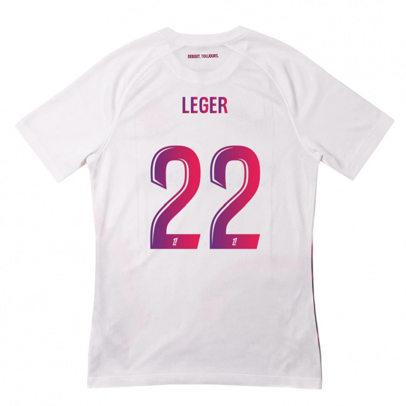 Danxen Homem Camisola Christelle Léger #22 Branco Rosa Roxo Alternativa 2026/27 Camisa