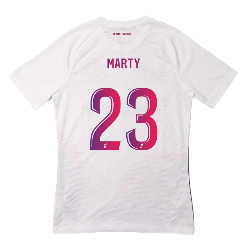 Danxen Homem Camisola Chloé Marty #23 Branco Rosa Roxo Alternativa 2026/27 Camisa