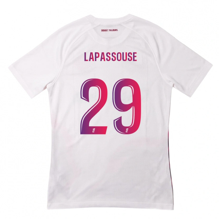 Danxen Homem Camisola Louna Lapassouse #29 Branco Rosa Roxo Alternativa 2026/27 Camisa