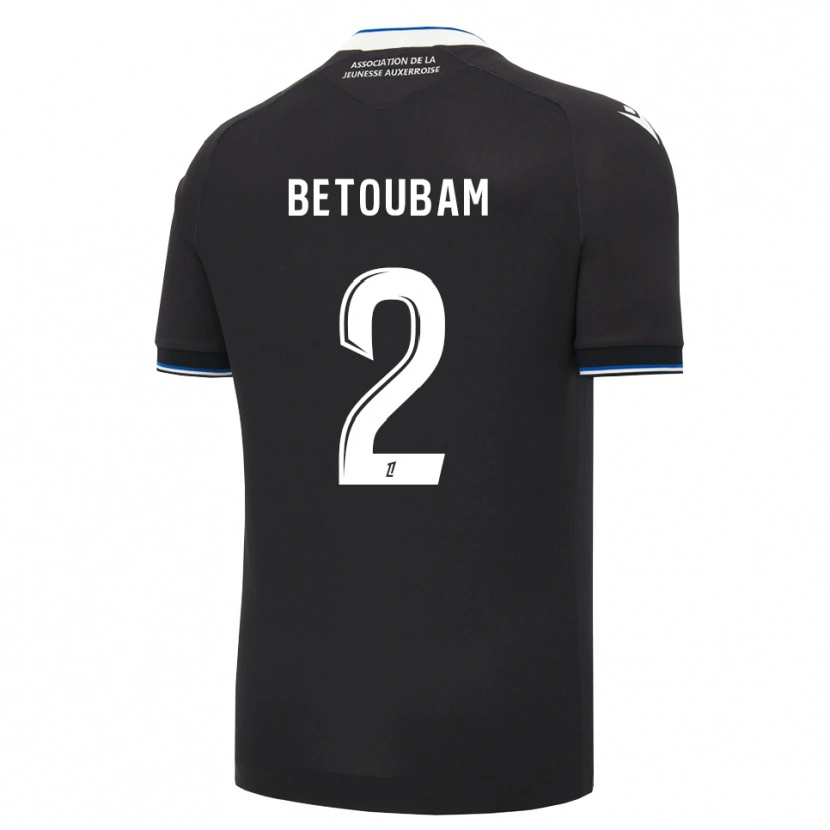 Danxen Homem Camisola Clément Betoubam #2 Preto Azul Branco Alternativa 2026/27 Camisa