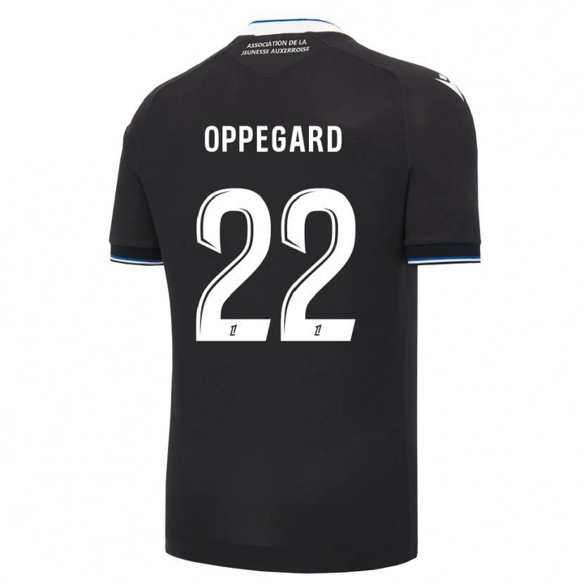 Danxen Homem Camisola Fredrik Oppegård #22 Preto Azul Branco Alternativa 2026/27 Camisa