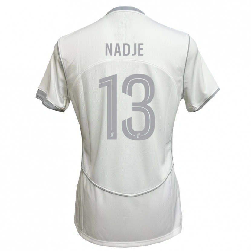 Danxen Homem Camisola Guédé Nadje #13 Cinza Branco Alternativa 2026/27 Camisa