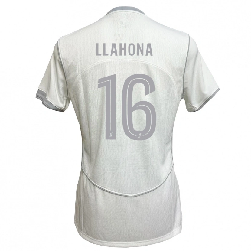 Danxen Homem Camisola Yann Llahona #16 Cinza Branco Alternativa 2026/27 Camisa