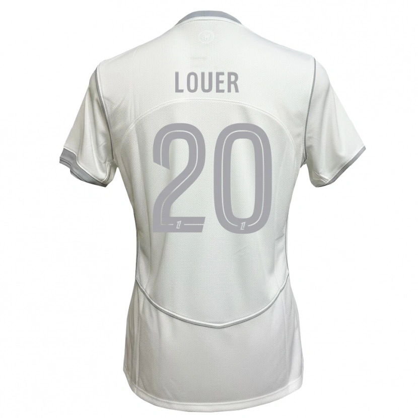 Danxen Homem Camisola Marius Louër #20 Cinza Branco Alternativa 2026/27 Camisa