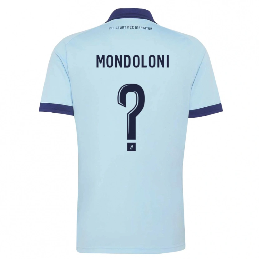 Danxen Homem Camisola Tino Mondoloni #0 Azul Centáurea Preto Alternativa 2026/27 Camisa