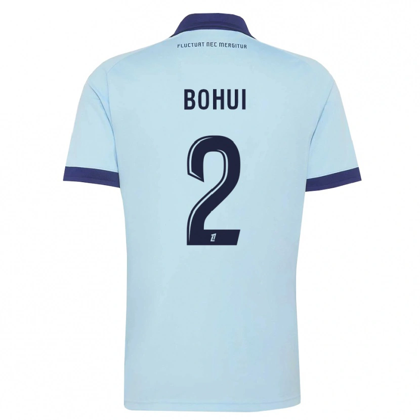Danxen Homem Camisola Isaiah Bohui #2 Azul Centáurea Preto Alternativa 2026/27 Camisa