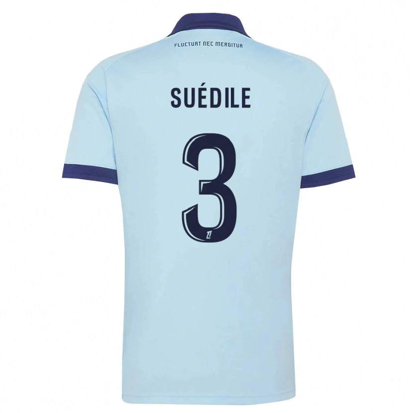 Danxen Homem Camisola Layvin Suédile #3 Azul Centáurea Preto Alternativa 2026/27 Camisa