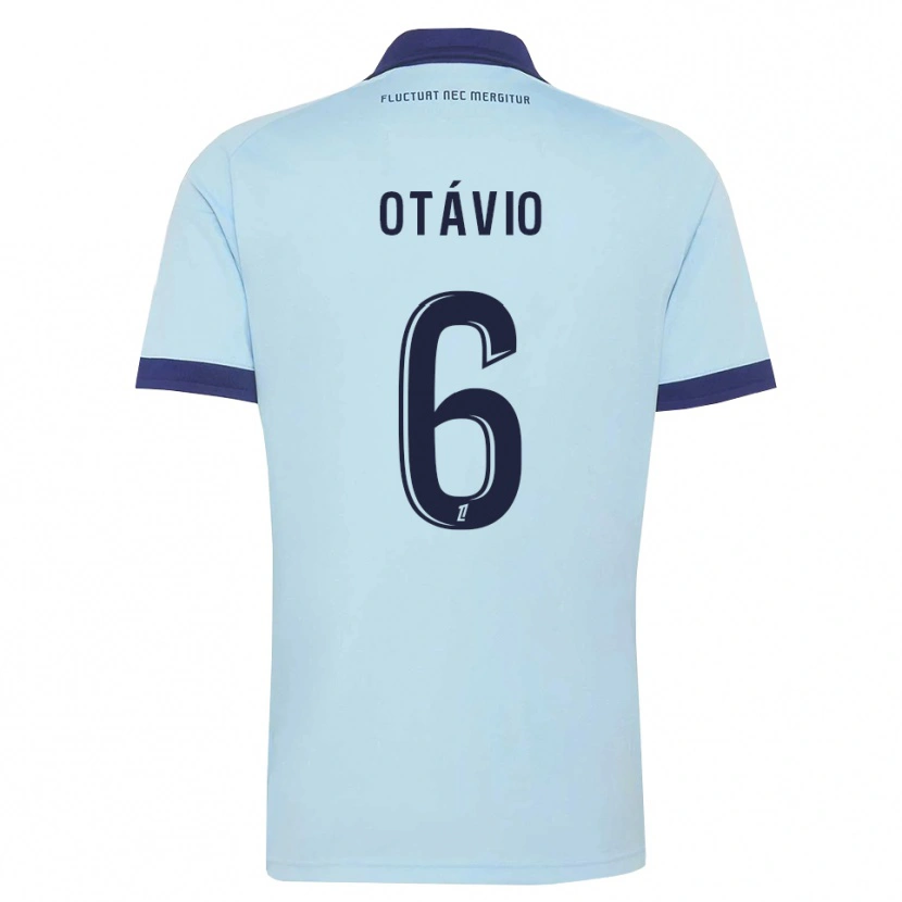 Danxen Homem Camisola Otávio Ataíde Da Silva #6 Azul Centáurea Preto Alternativa 2026/27 Camisa