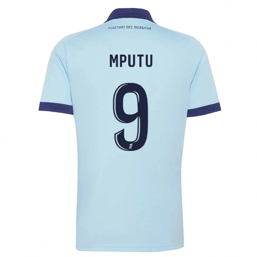 Danxen Homem Camisola Obed Mputu #9 Azul Centáurea Preto Alternativa 2026/27 Camisa