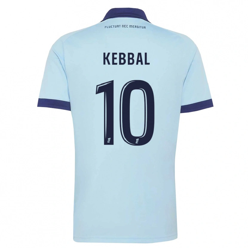 Danxen Homem Camisola Ilan Kebbal #10 Azul Centáurea Preto Alternativa 2026/27 Camisa