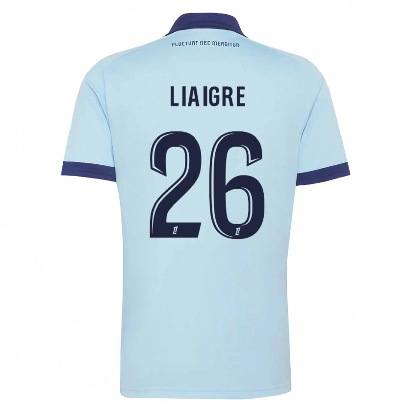 Danxen Homem Camisola Fiona Liaigre #26 Azul Centáurea Preto Alternativa 2026/27 Camisa