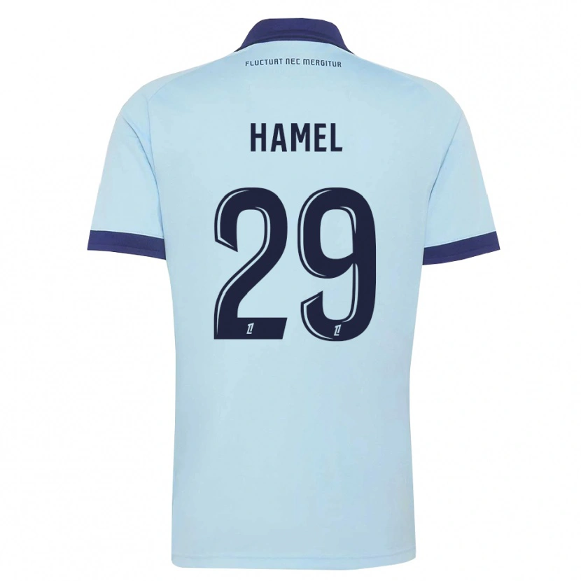 Danxen Homem Camisola Pierre-Yves Hamel #29 Azul Centáurea Preto Alternativa 2026/27 Camisa