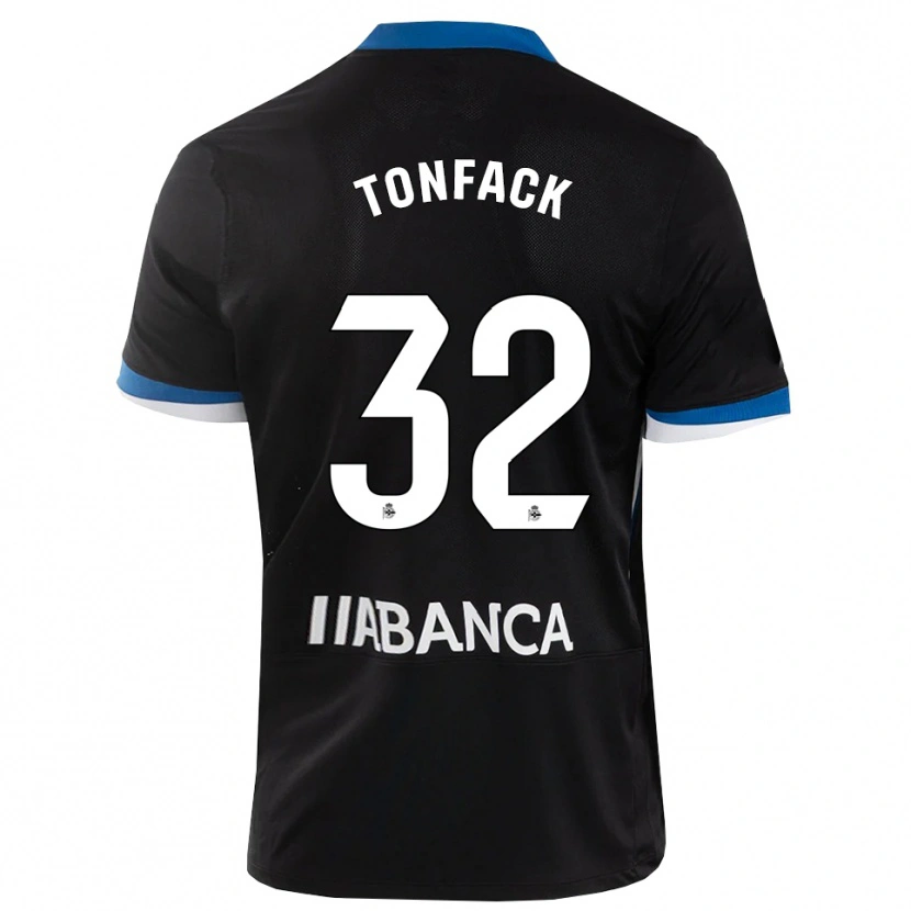 Danxen Homem Camisola Bil Nsongo #32 Preto Branco Azul Alternativa 2026/27 Camisa