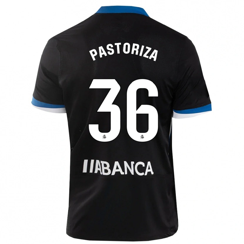 Danxen Homem Camisola Guille Pastoriza #36 Preto Branco Azul Alternativa 2026/27 Camisa