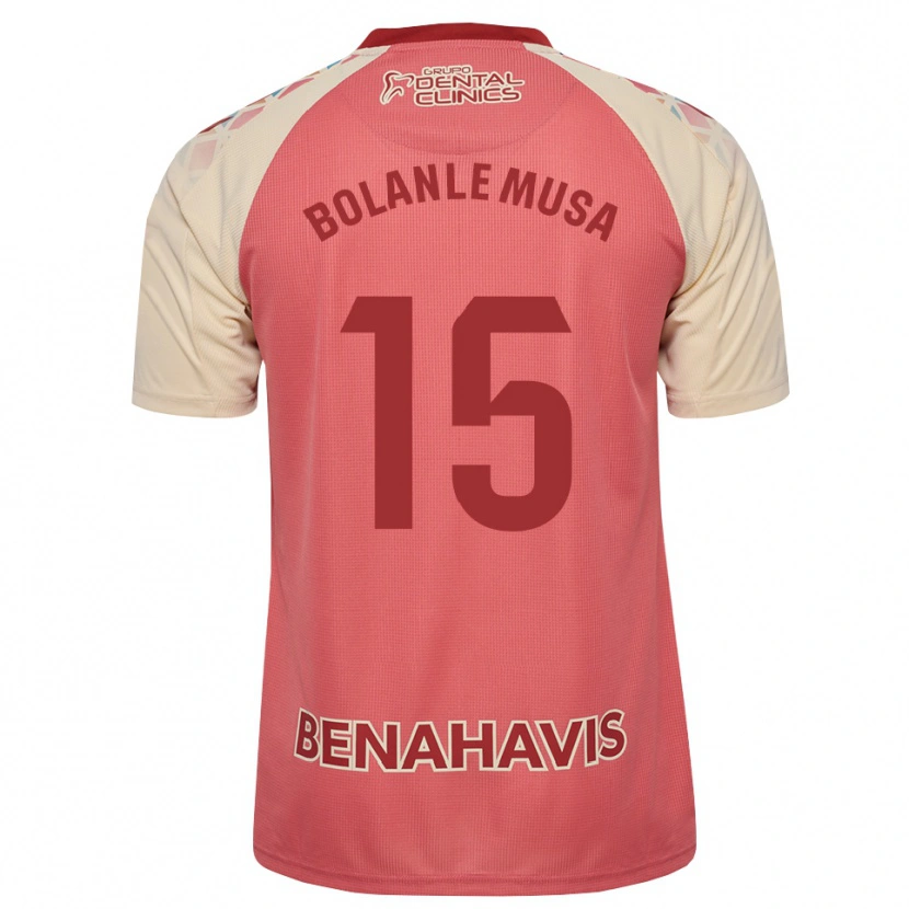 Danxen Homem Camisola Wahab Bolanle Musa #15 Rosa Claro Vermelho Azul Alternativa 2026/27 Camisa