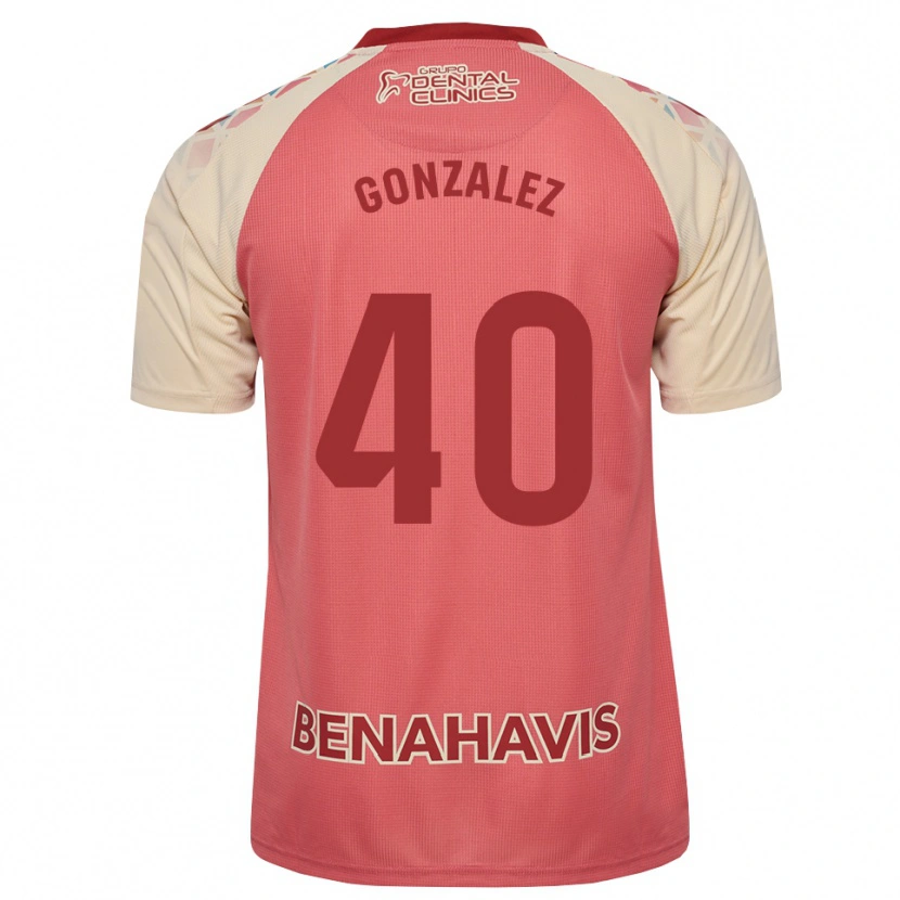 Danxen Homem Camisola Carol González #40 Rosa Claro Vermelho Azul Alternativa 2026/27 Camisa