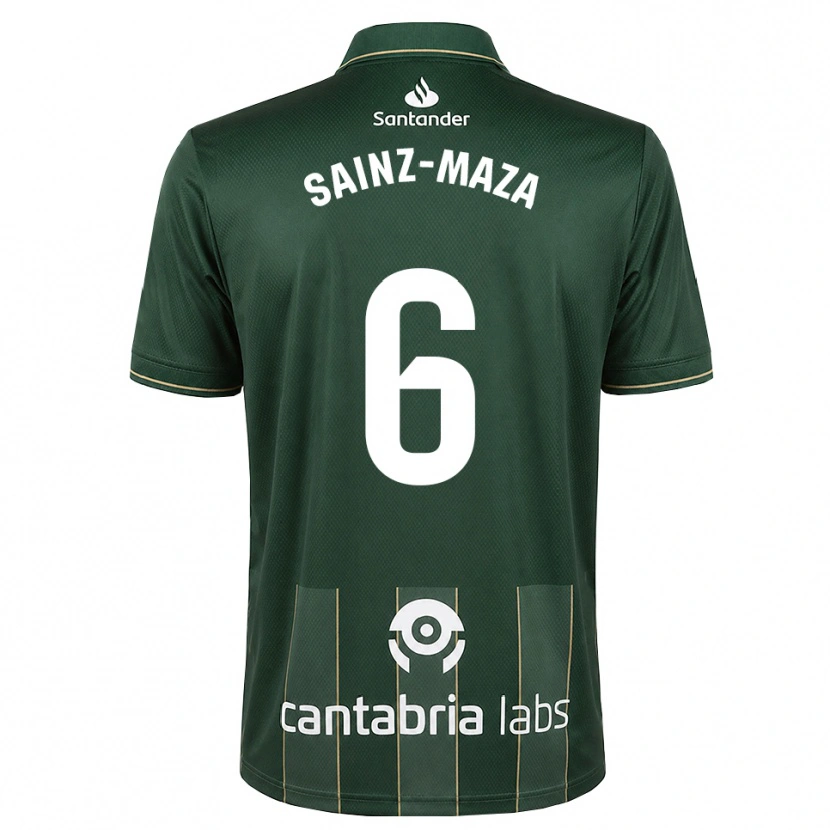 Danxen Homem Camisola Íñigo Sainz-Maza #6 Cinza Ardósia Escuro Branco Alternativa 2026/27 Camisa