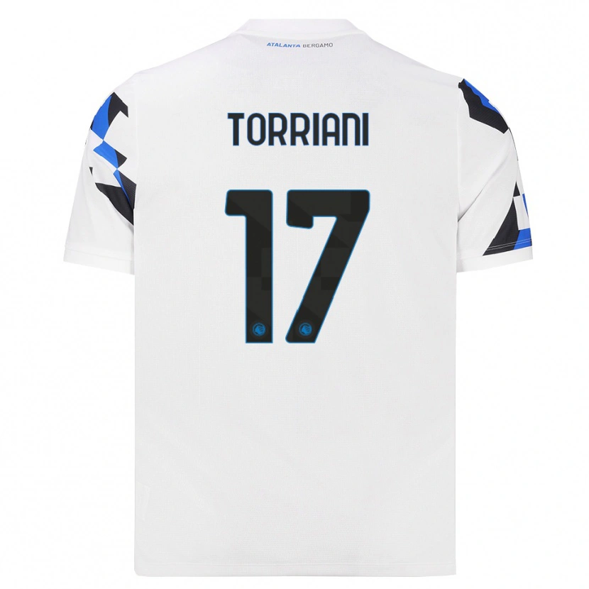 Danxen Homem Camisola Andrea Torriani #17 Branco Vermelho Azul Alternativa 2026/27 Camisa