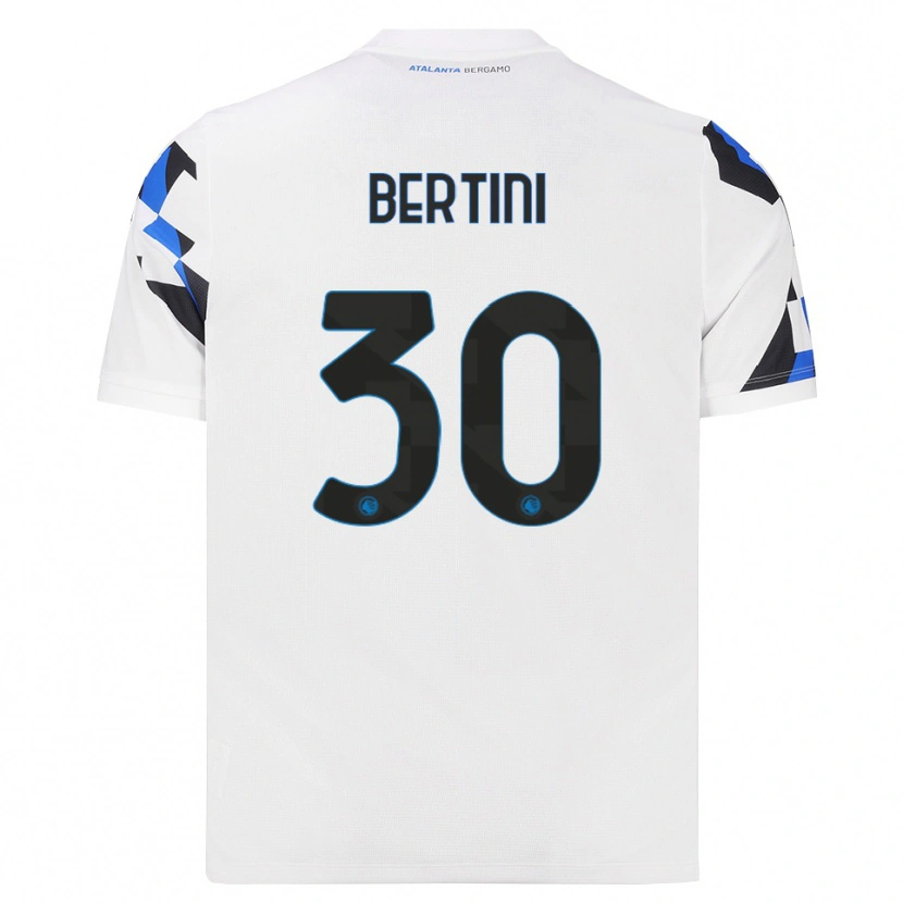 Danxen Homem Camisola Tommaso Bertini #30 Branco Vermelho Azul Alternativa 2026/27 Camisa