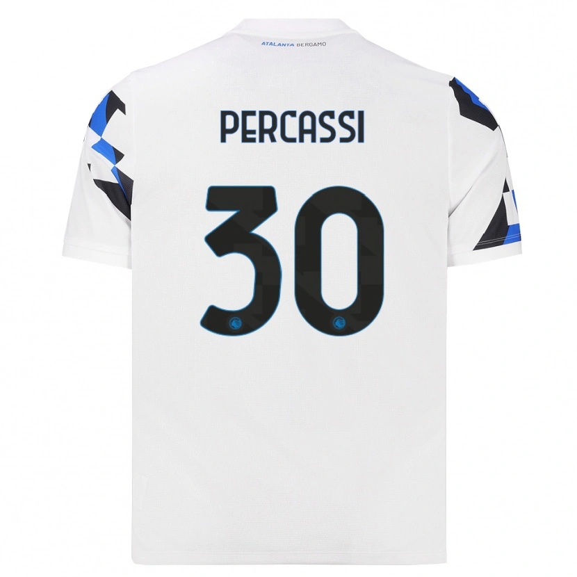 Danxen Homem Camisola Giovanni Percassi #30 Branco Vermelho Azul Alternativa 2026/27 Camisa