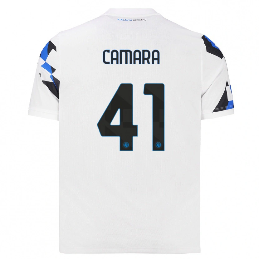 Danxen Homem Camisola Ibrahima Camara #41 Branco Vermelho Azul Alternativa 2026/27 Camisa