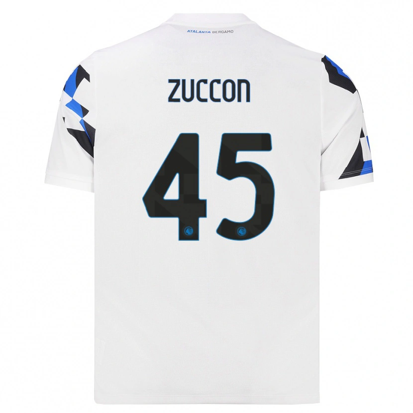 Danxen Homem Camisola Federico Zuccon #45 Branco Vermelho Azul Alternativa 2026/27 Camisa