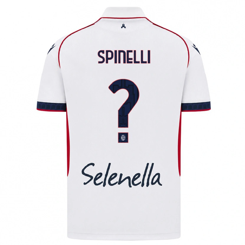Danxen Homem Camisola Giorgia Spinelli #0 Branco Vermelho Azul Real Alternativa 2026/27 Camisa