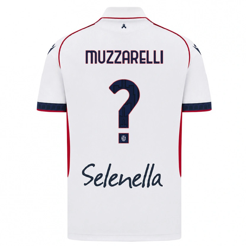 Danxen Homem Camisola Lorenzo Muzzarelli #0 Branco Vermelho Azul Real Alternativa 2026/27 Camisa