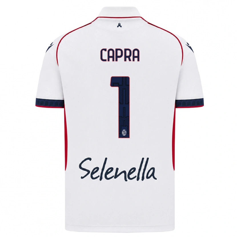 Danxen Homem Camisola Daniel Capra #1 Branco Vermelho Azul Real Alternativa 2026/27 Camisa