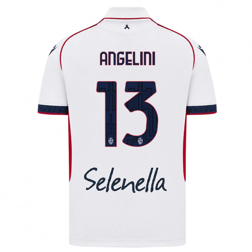 Danxen Homem Camisola Riccardo Angelini #13 Branco Vermelho Azul Real Alternativa 2026/27 Camisa