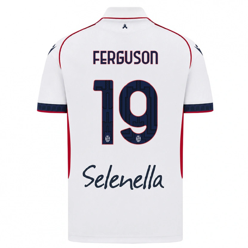 Danxen Homem Camisola Lewis Ferguson #19 Branco Vermelho Azul Real Alternativa 2026/27 Camisa
