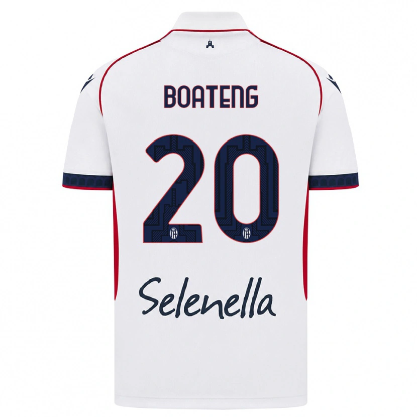 Danxen Homem Camisola Michael Boateng #20 Branco Vermelho Azul Real Alternativa 2026/27 Camisa