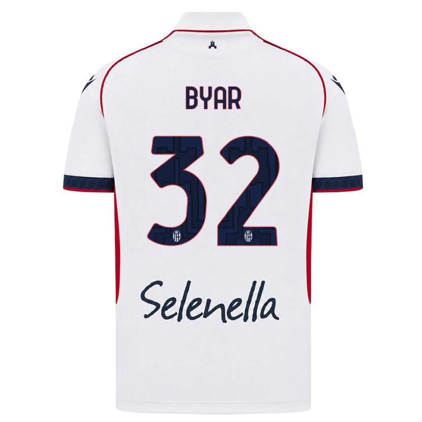 Danxen Homem Camisola Naïm Byar #32 Branco Vermelho Azul Real Alternativa 2026/27 Camisa