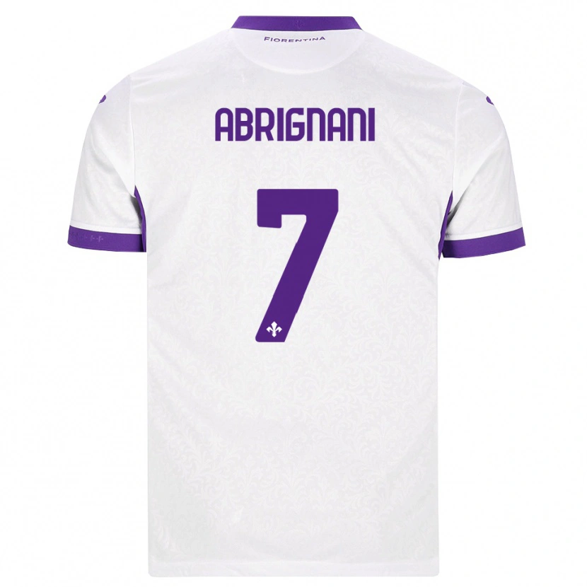 Danxen Homem Camisola Filippo Abrignani #7 Branco Roxo Alternativa 2026/27 Camisa