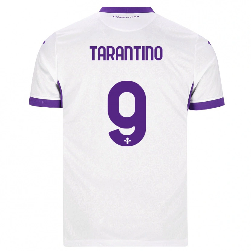 Danxen Homem Camisola Jacopo Tarantino #9 Branco Roxo Alternativa 2026/27 Camisa