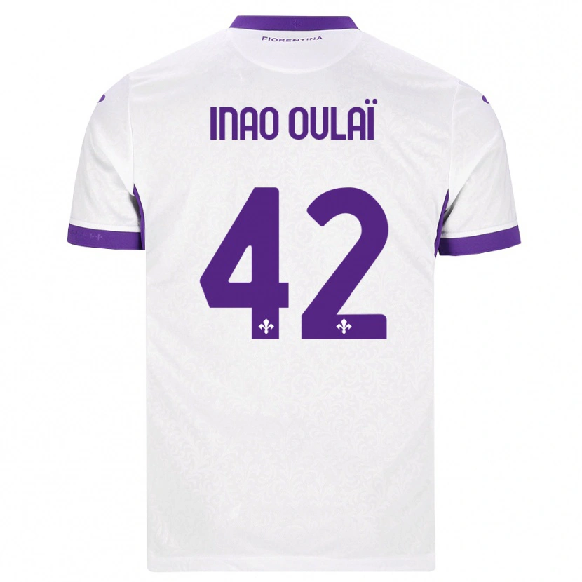 Danxen Homem Camisola Christ Inao Oulaï #42 Branco Roxo Alternativa 2026/27 Camisa