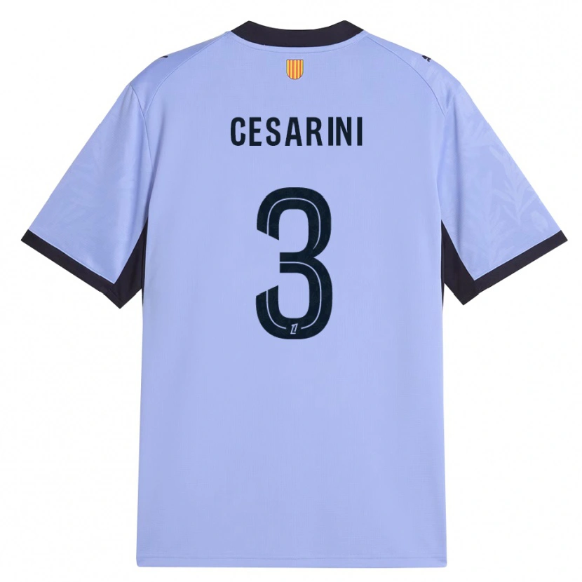 Danxen Homem Camisola Gaëtan Cesarini #3 Lavanda Preto Terceiro 2026/27 Camisa