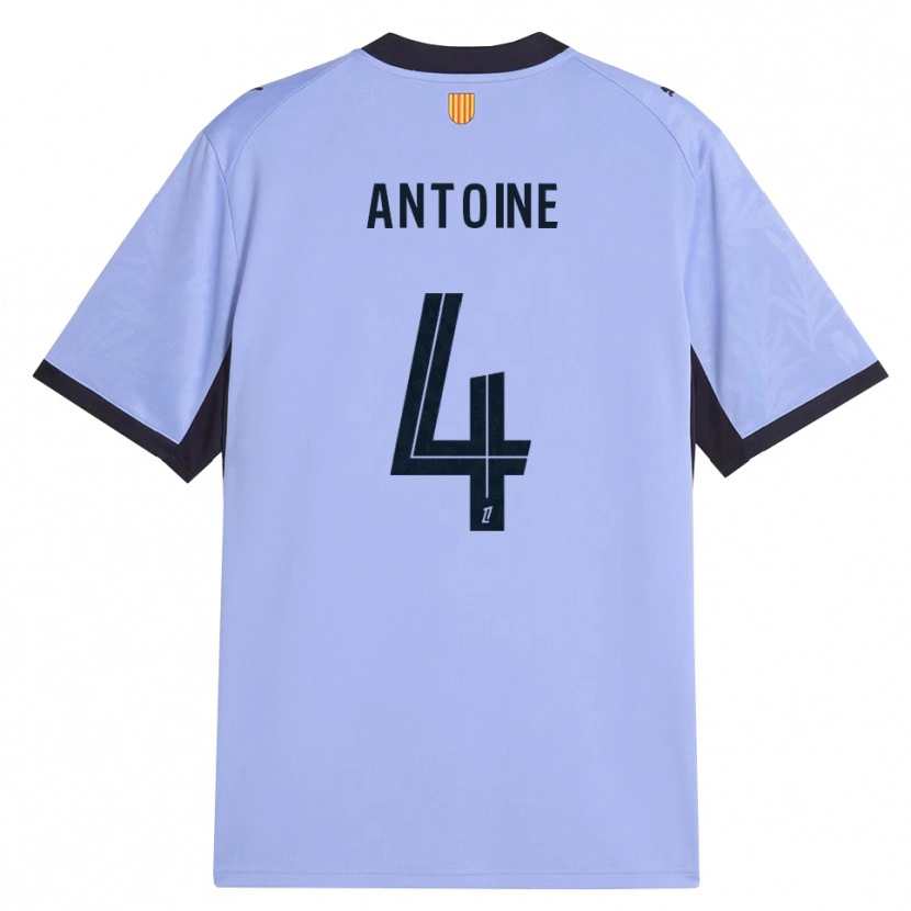 Danxen Homem Camisola Maud Antoine #4 Lavanda Preto Terceiro 2026/27 Camisa