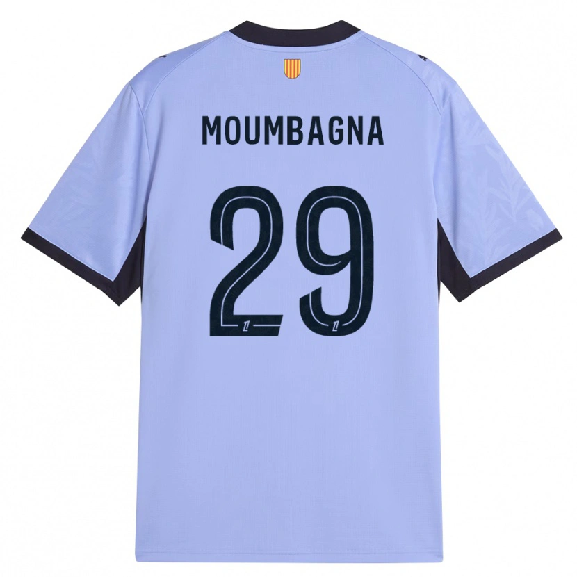 Danxen Homem Camisola Faris Moumbagna #29 Lavanda Preto Terceiro 2026/27 Camisa