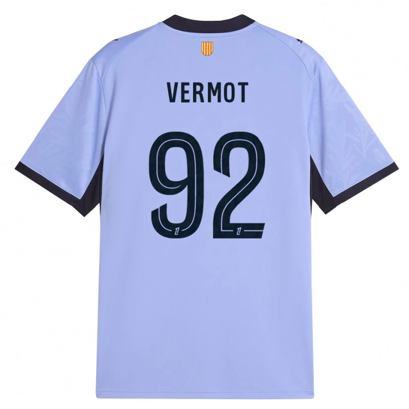 Danxen Homem Camisola Théo Vermot #92 Lavanda Preto Terceiro 2026/27 Camisa
