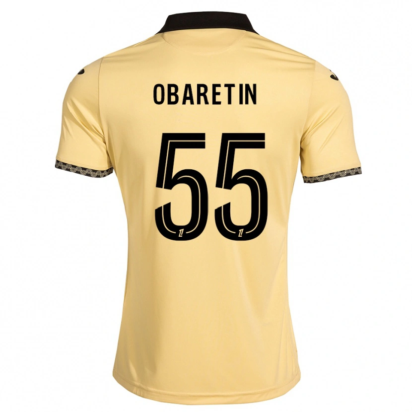 Danxen Homem Camisola Nosa Edward Obaretin #55 Branco Navajo Preto Alternativa 2026/27 Camisa