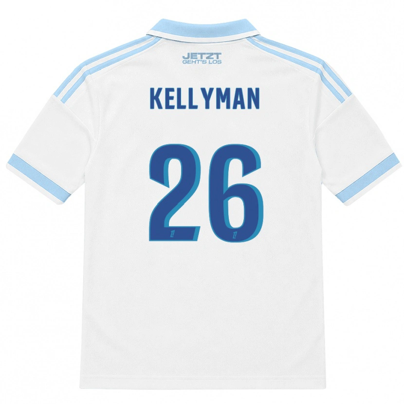 Danxen Mulher Camisola Omari Kellyman #26 Azul Céu Claro Branco Vermelho Alternativa 2026/27 Camisa
