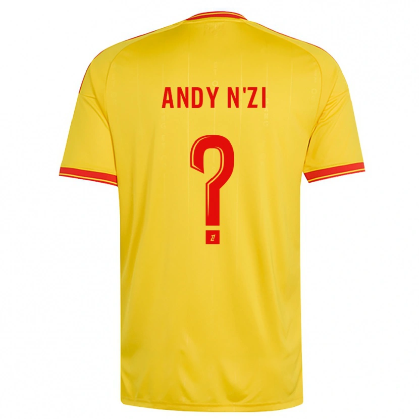 Danxen Mulher Camisola Christ Andy N'zi #0 Dourado Laranja Vermelho Principal 2026/27 Camisa